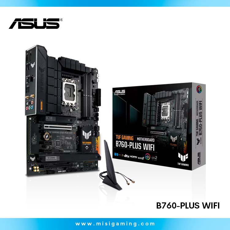 Motherboard Asus Tuf Gaming B760-Plus Wifi - Ddr5 - Intel Core Series - Black
