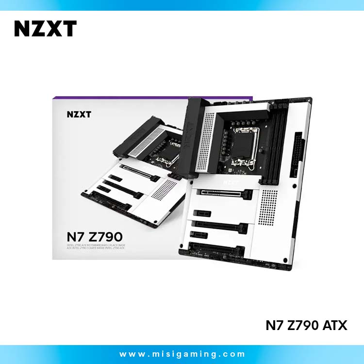 Motherboard NZXT N7 Z790 ATX - WiFi 6E - Bluetooth - White