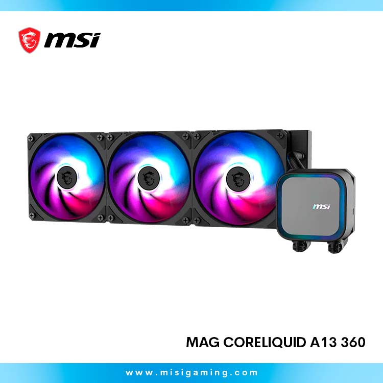 Refrigeración Liquida Msi Mag Coreliquid A13 360 - Amd - Intel - Black