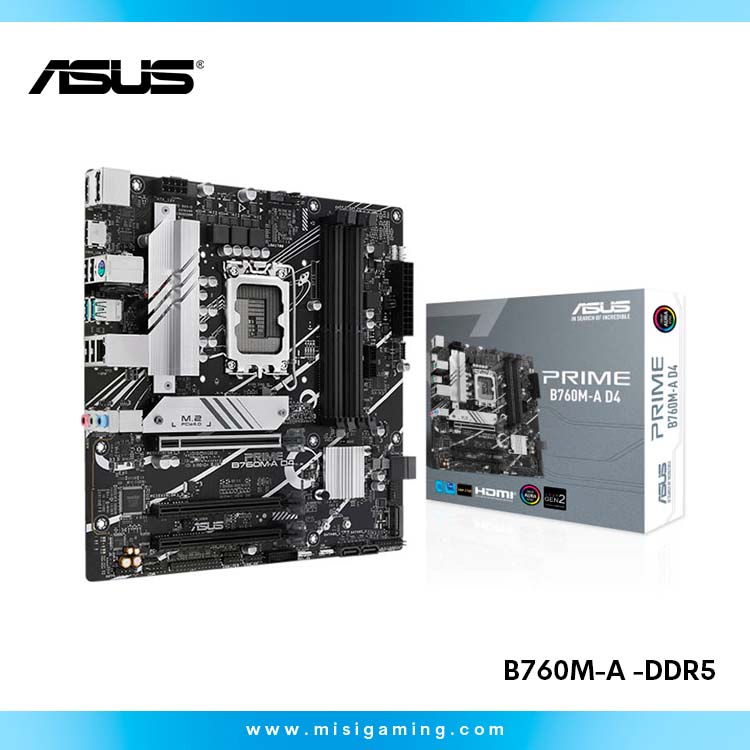 Motherboard Asus Prime B760M-A - DDR5 - Lga 1700 - Intel Core Series