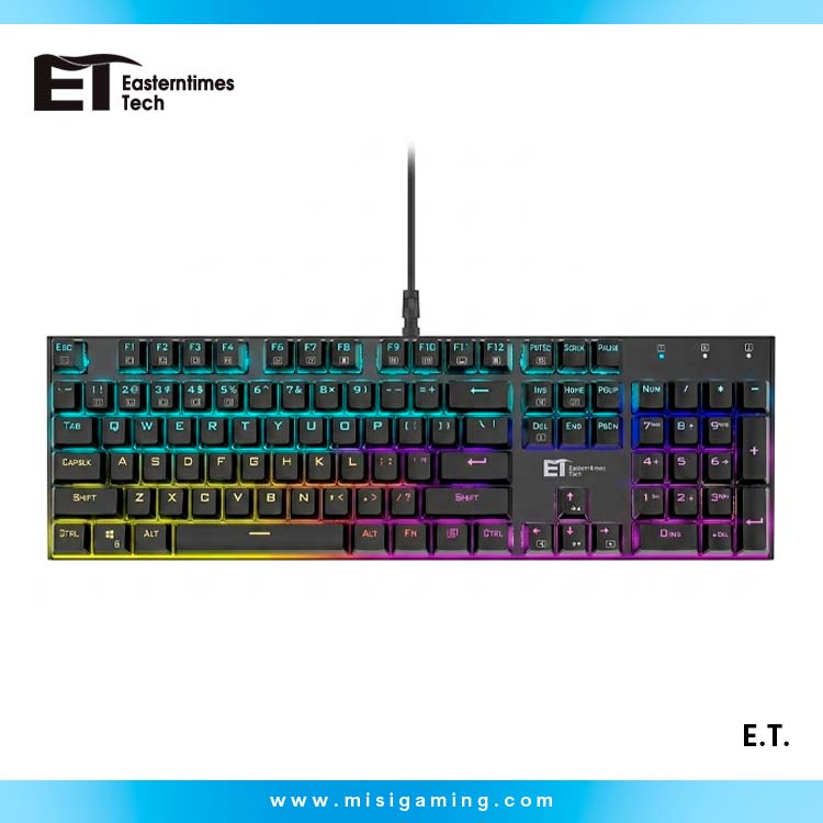 Teclado Mecanico ET 100% - Switch Blue