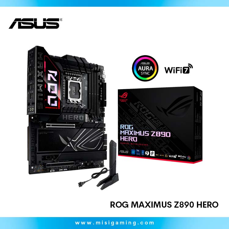 Motherboard Asus Rog Maximus Z890 HERO - Chipset Intel Z890 - LGA 1851