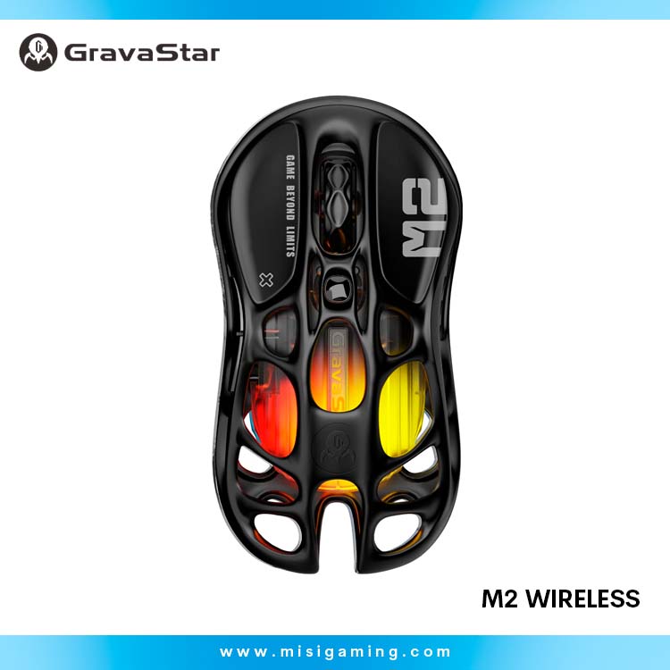 Mouse GravaStar Mercury M2 Wireless - Black