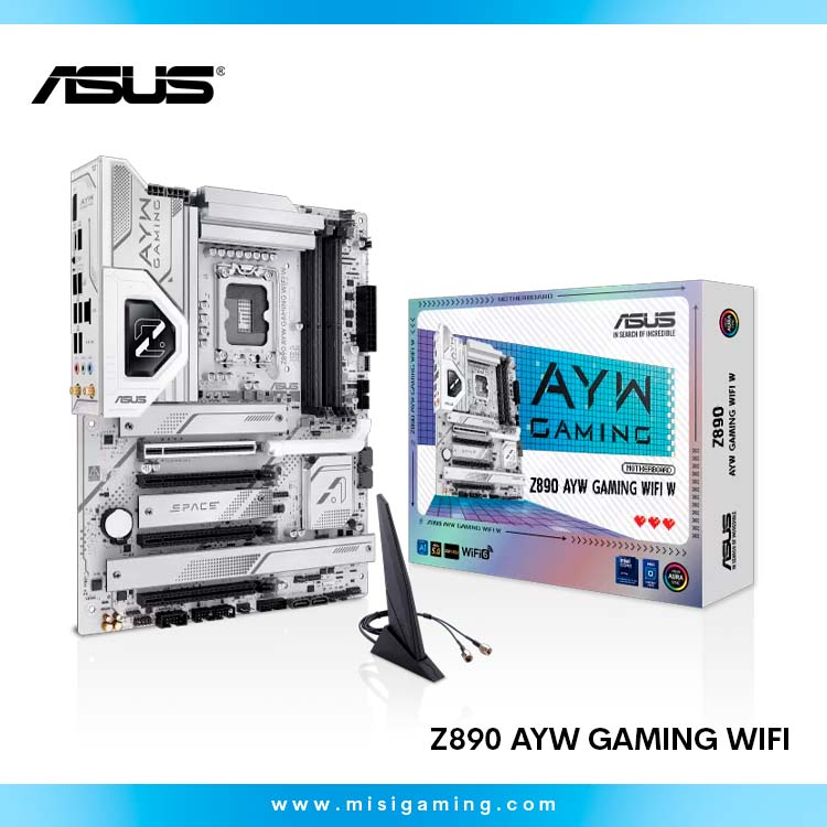 Motherboard Asus Z890 AYW Gaming Wifi W - Ddr5 - Intel Ultra Series - LGA 1851