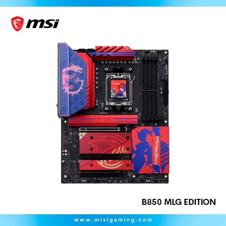 Motherboard Msi B850 MLG Edition - Wifi7 - BT - AM5 Series - Ddr5