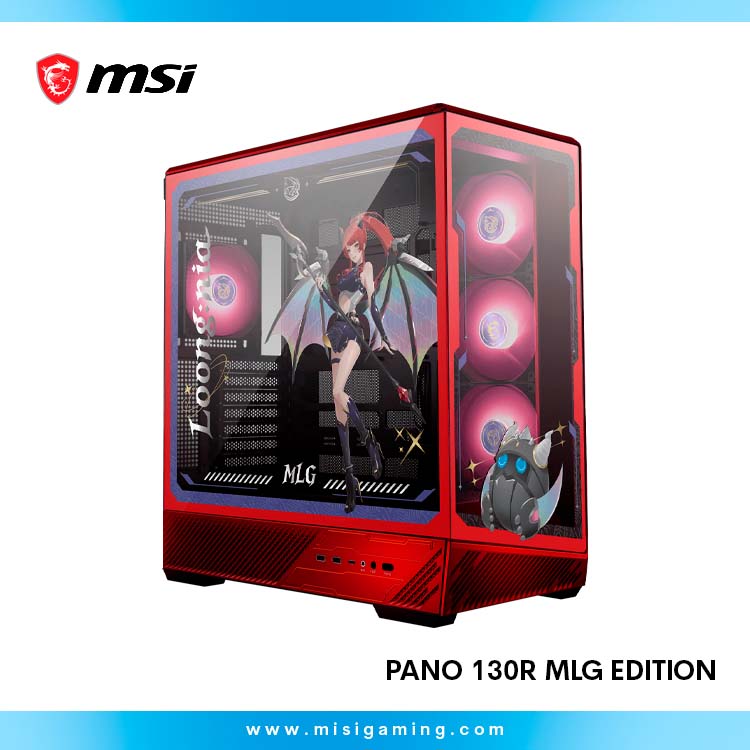 Case Msi Pano 130R MLG Edition - 4 Fan - ARGB - ATX