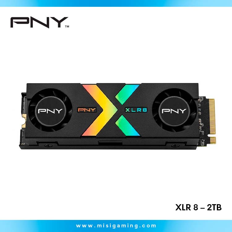 Almacenamiento M.2 Ssd Pny XLR 8 - 2Tb - 12000/11000-Mbs - Cs3150-XHS - Con DIsipador
