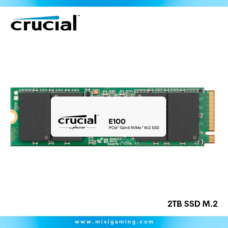 Almacenamiento Crucial 2Tb Ssd M.2 - E100 - 5000Mbs - NVME