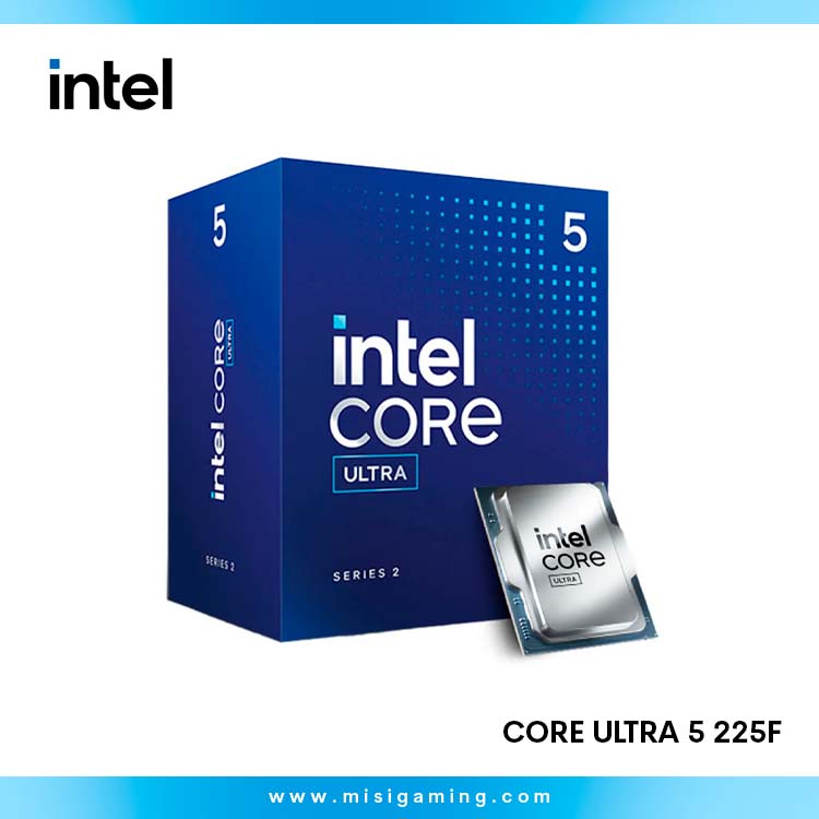 Procesador Intel Core Ultra 5 225F - Intel Core Ultra Series 200 - LGA 1851