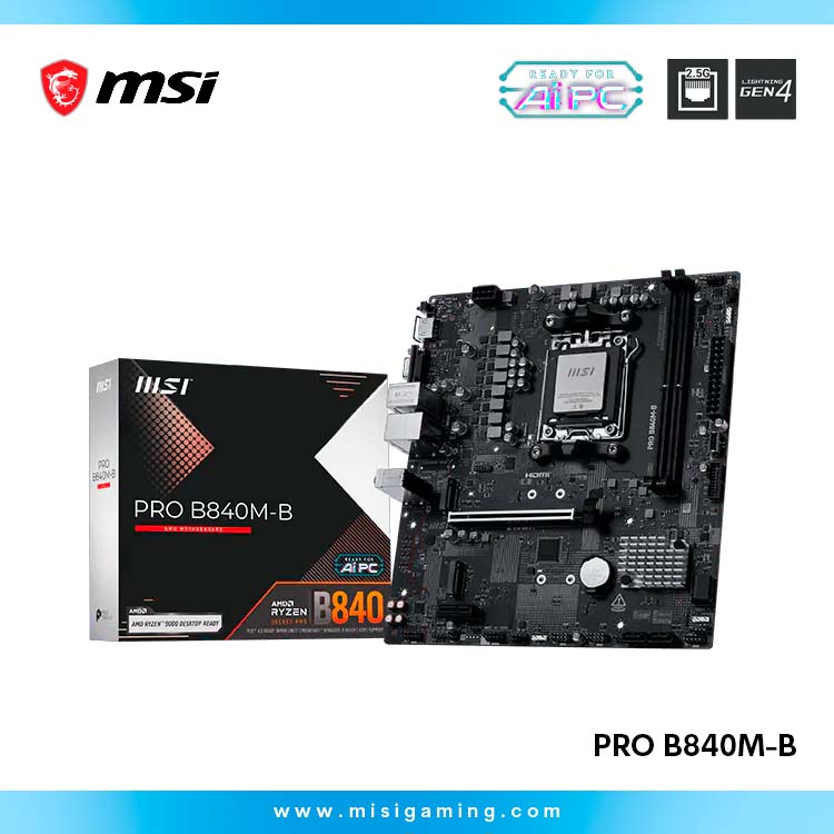 Motherboard Msi Pro B840M-B - Am5 Series - Ddr5