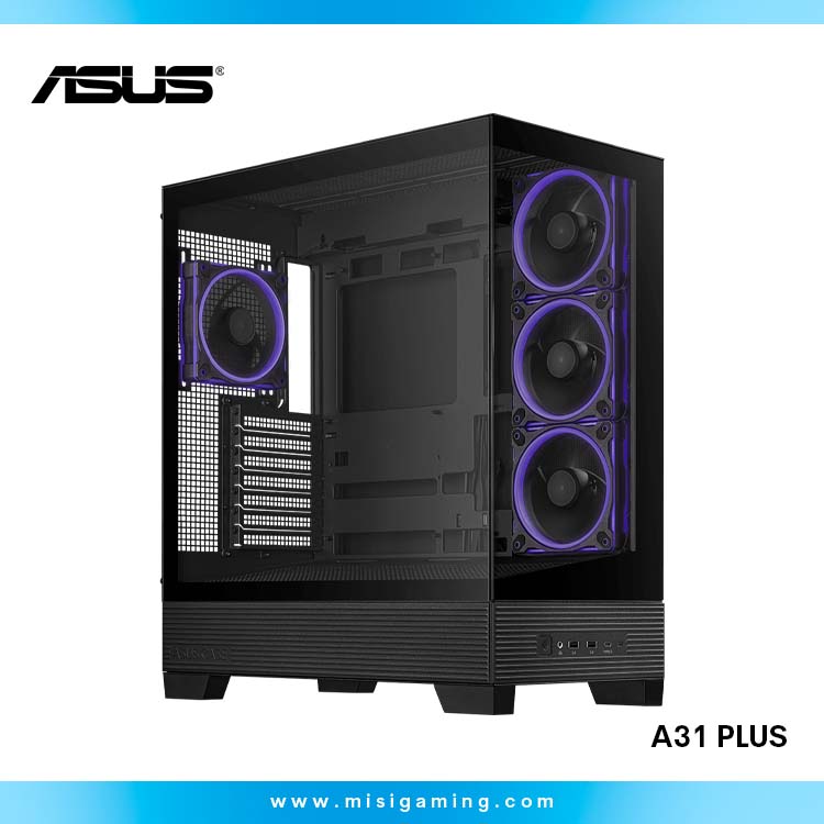 Case Asus A31 Plus - ATX - Black