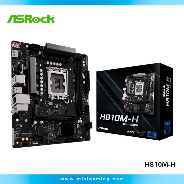 Motherboard Asrock H810M-H - Intel Core Ultra Series - Ddr5