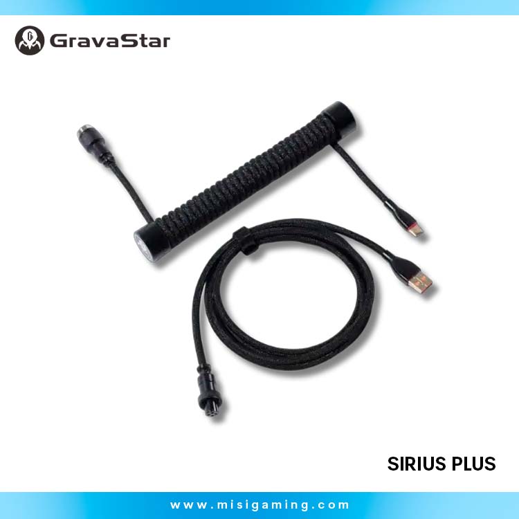 Cable GravaStar Coiled AVIATOR BLACK