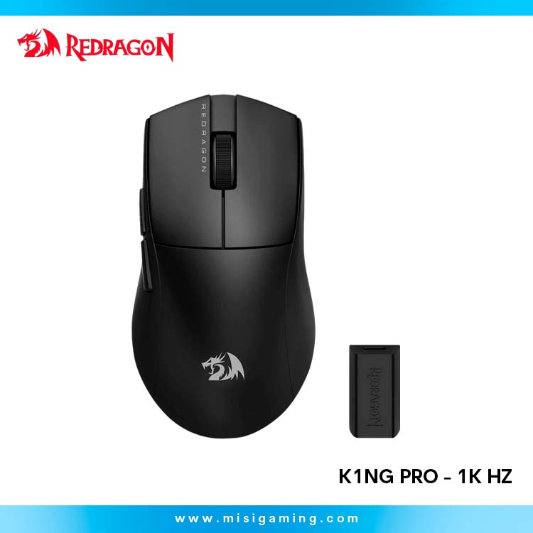 Mouse Redragon K1ng Pro - M916 - !K Hz - Wireless - Black