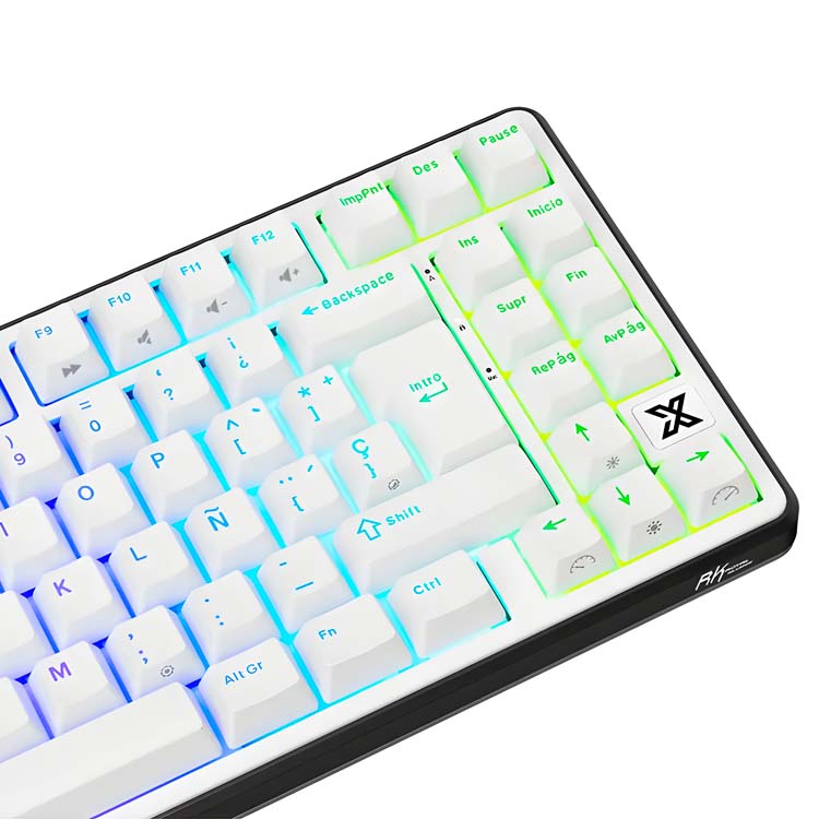 Teclado Royal Kludge RK X87 Cableado BLACK NIGHT - CREAMY SWITCH