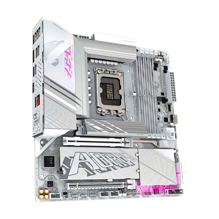 Motherboard Gigabyte Z890 Aorus Elite Wifi 7 Ice - Ddr5 - Intel Core Ultra Series - White